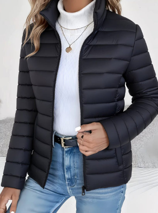Ingrid | Women's Lightweight Funnel Neck Puffer Jacket