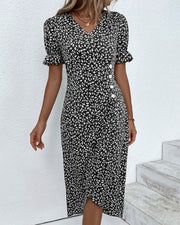 Noemi | Women's Ditsy Floral Wrap Midi Dress