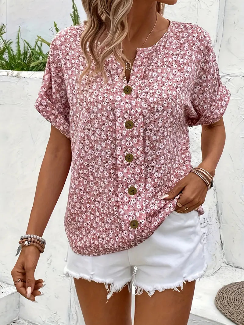 Iola | Women's Floral Blouse