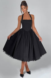 Béatrix | Women's Halter A-Line Midi Dress