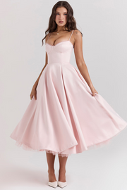 Sera | Strapless Sweetheart Ball Gown Midi Dress