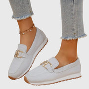 Aveline | Women's Chain Buckle Loafers