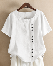 Ivy | Women's Linen Button Blouse