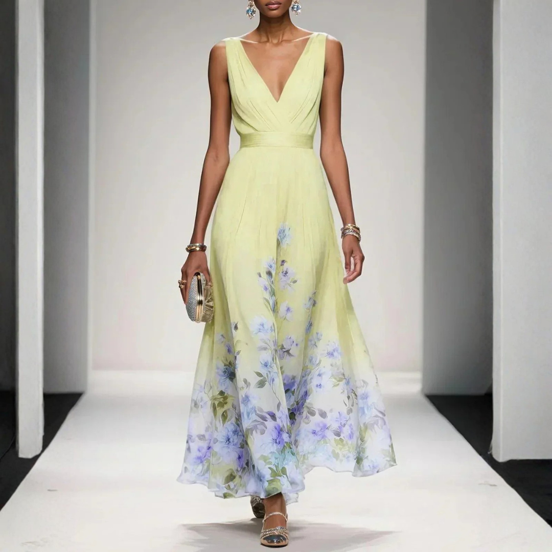 Nita | Women's Floral Maxi Dress