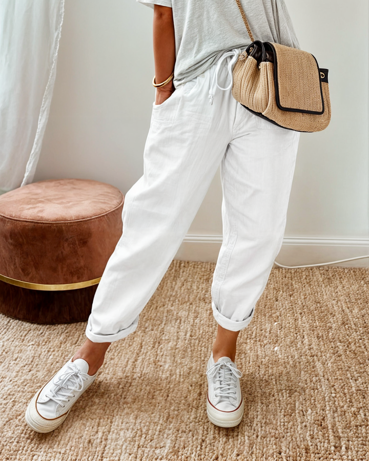 Mia | Relaxed Drawstring Jogger Trousers
