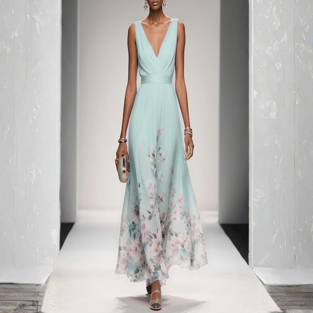 Nita | Women's Floral Maxi Dress