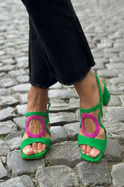 Valentina | Women's Slingback Block Heel Sandals