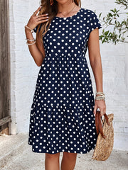 Lena | Women's Polka Dot Midi Dress