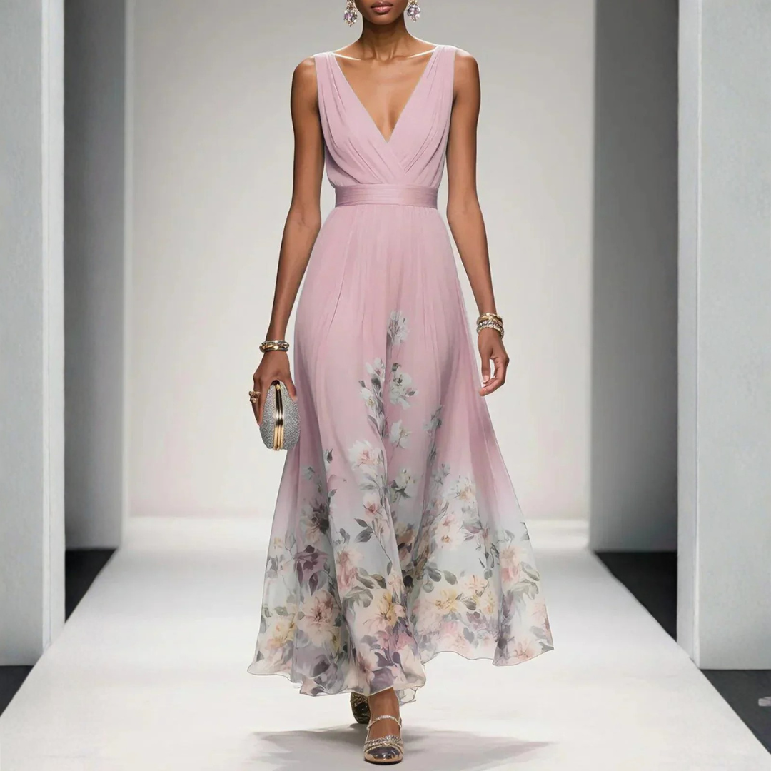 Nita | Women's Floral Maxi Dress
