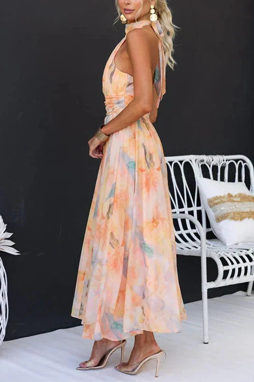 Isabeau | Women's Halter Maxi Dress