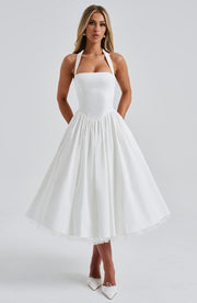 Béatrix | Women's Halter A-Line Midi Dress