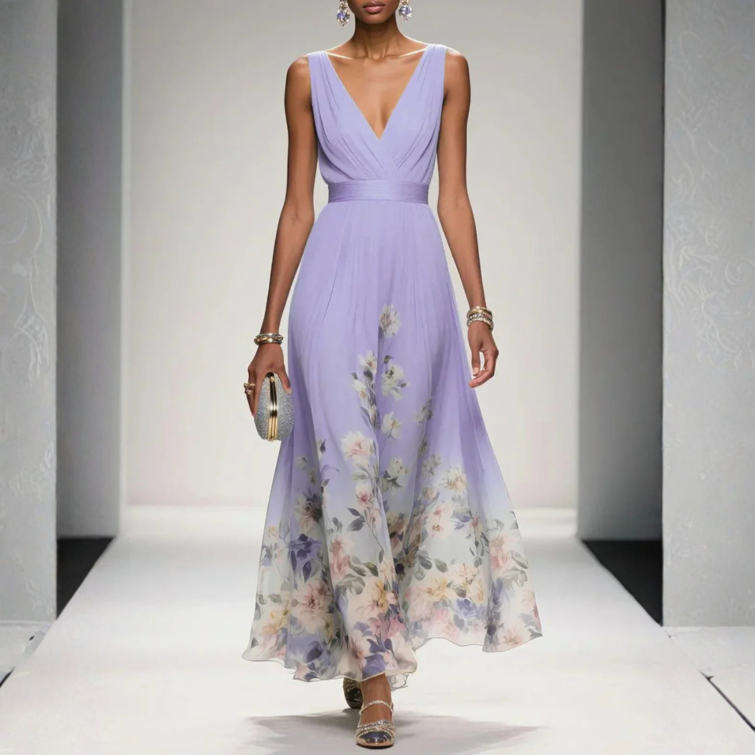 Nita | Women's Floral Maxi Dress