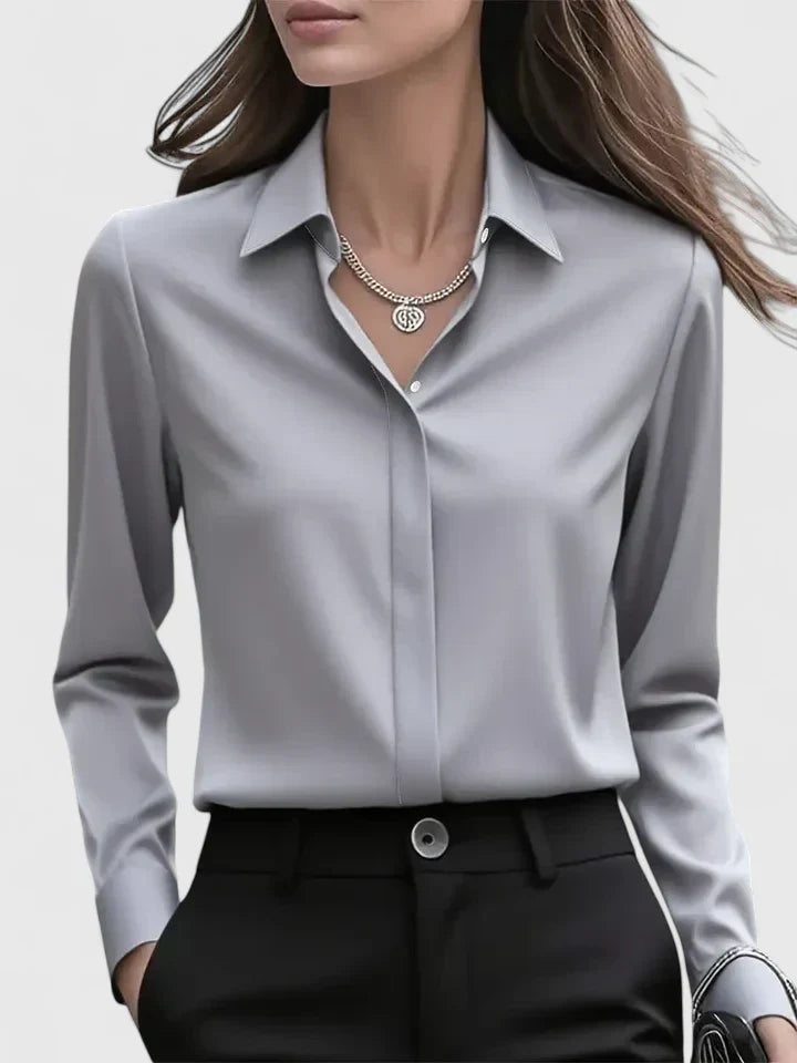 Tania | Women's Satin Blouse