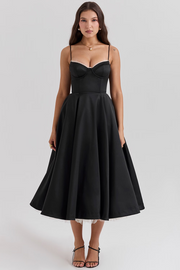 Sera | Strapless Sweetheart Ball Gown Midi Dress