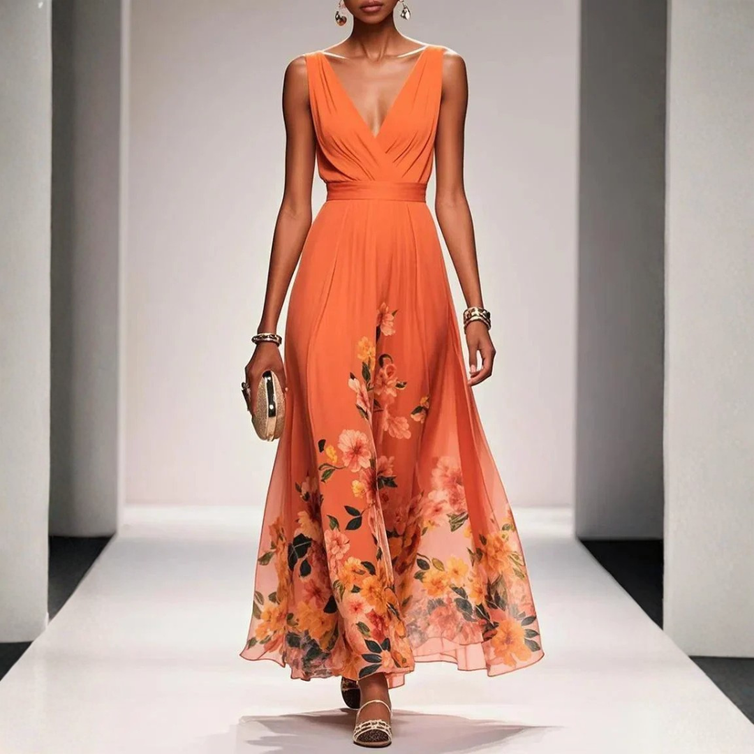 Nita | Women's Floral Maxi Dress