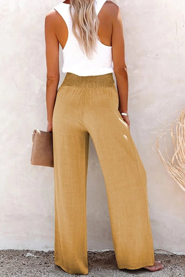 Josie | Women's High-Waist Linen Pants