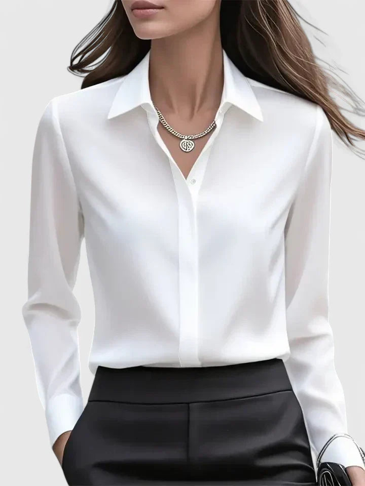 Tania | Women's Satin Blouse