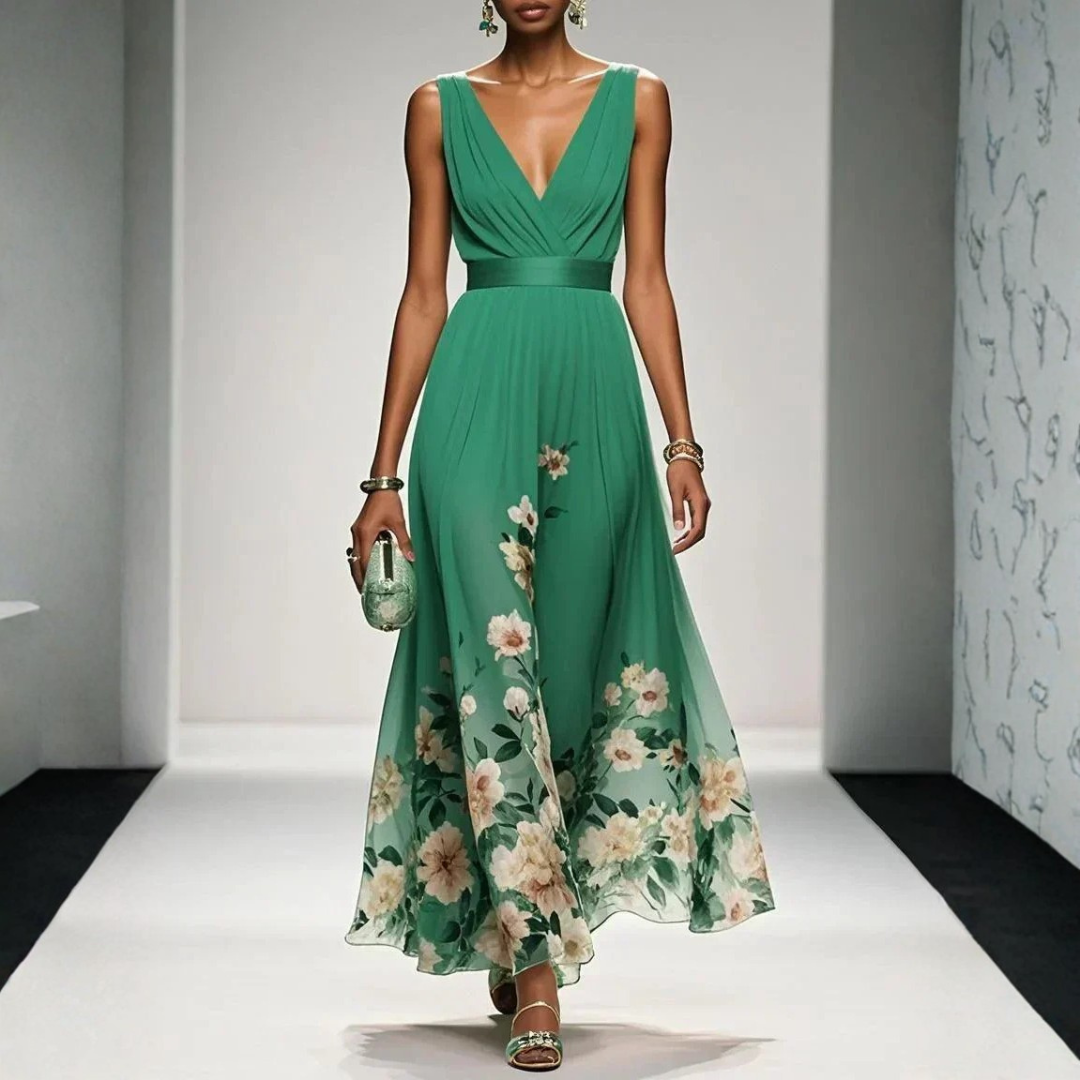 Nita | Women's Floral Maxi Dress
