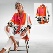 Fiona | Print Ruffle Blouse