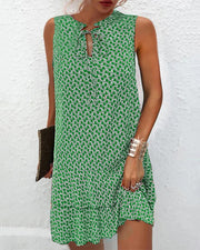 Paloma | Women's Sleeveless Geometric Print Mini Dress
