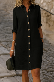 Louison | Women's Shirt Midi Dress