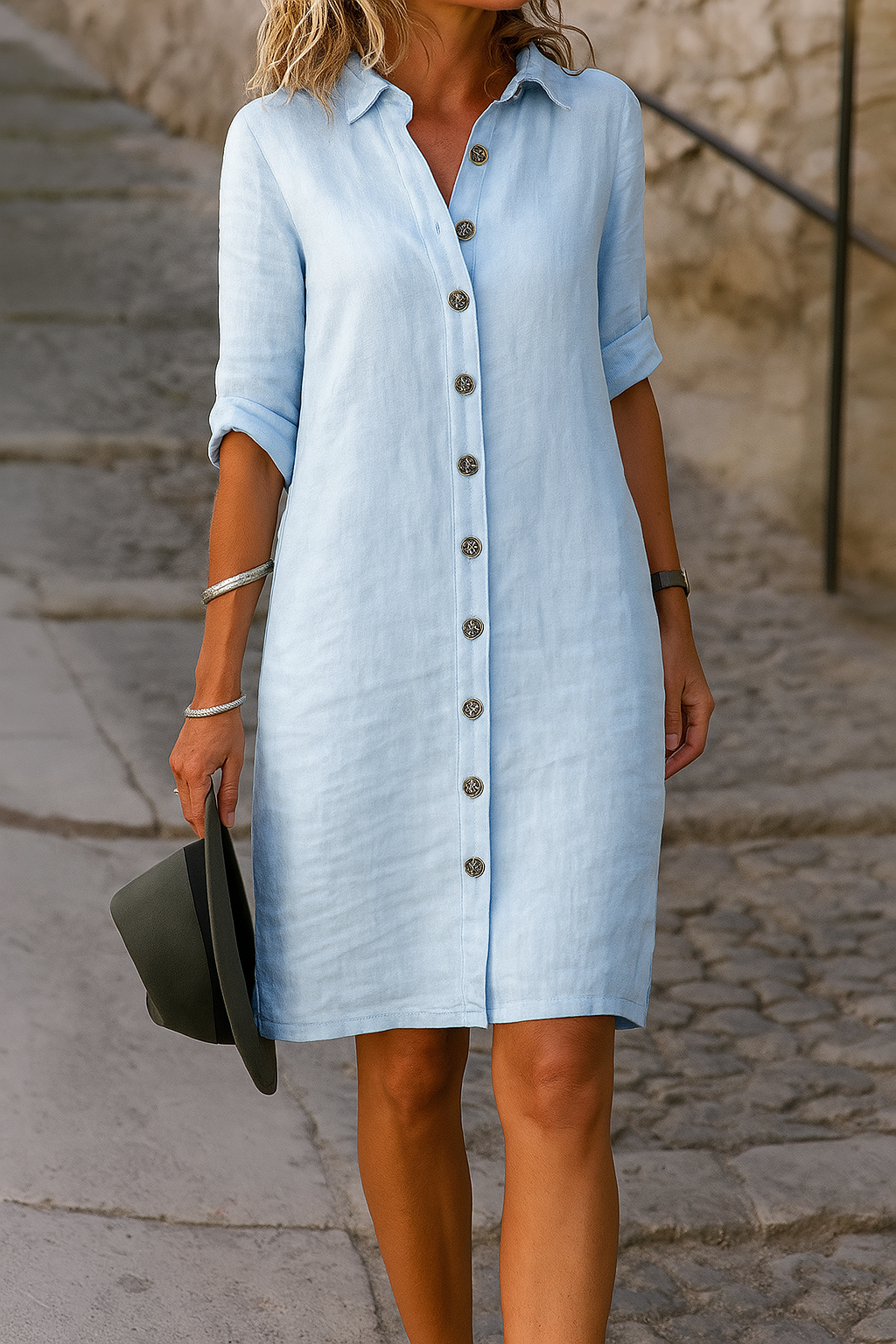 Louison | Women's Shirt Midi Dress