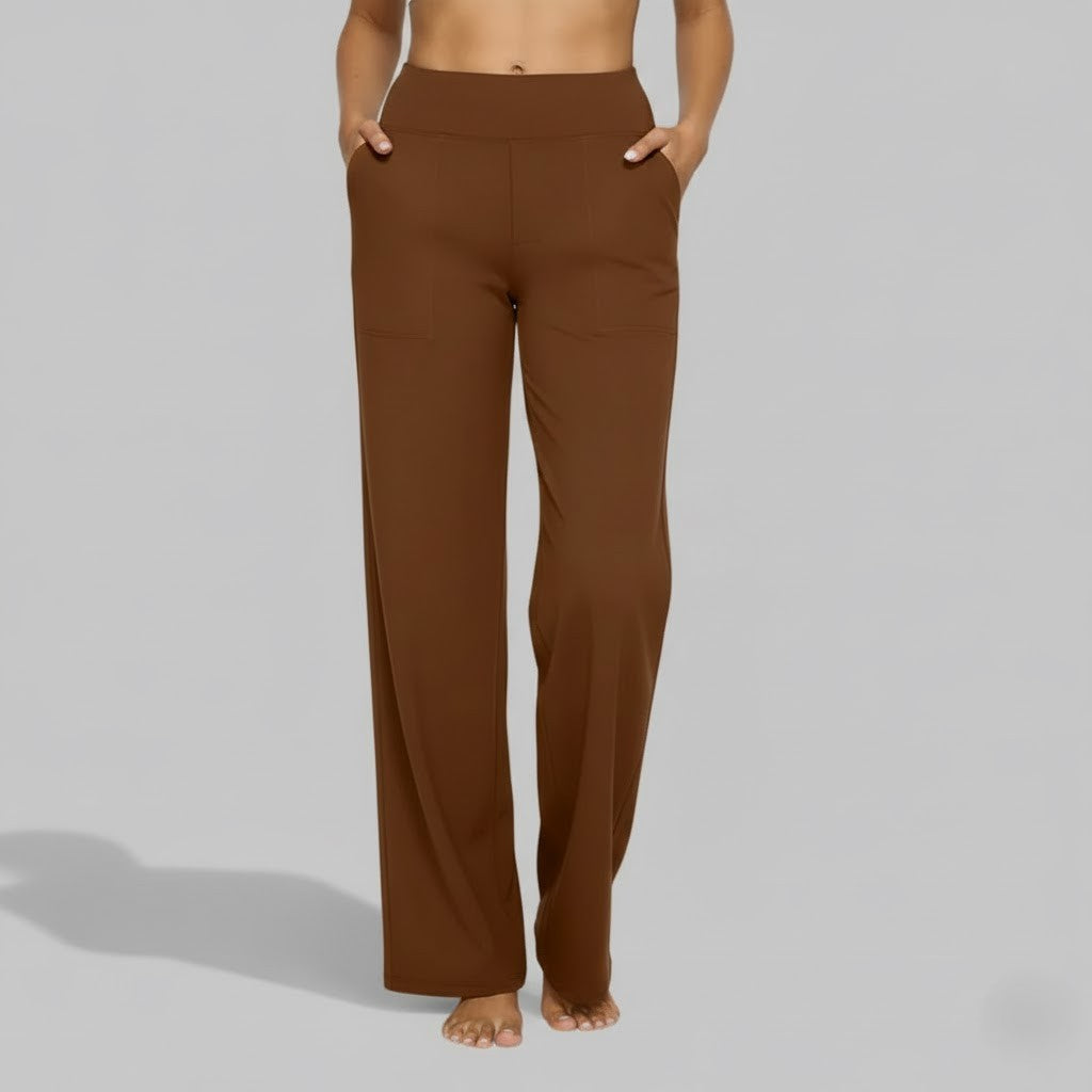 Nora | Soft Wide-Leg Comfort Trousers