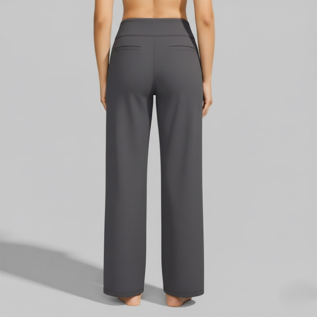 Nora | Soft Wide-Leg Comfort Trousers