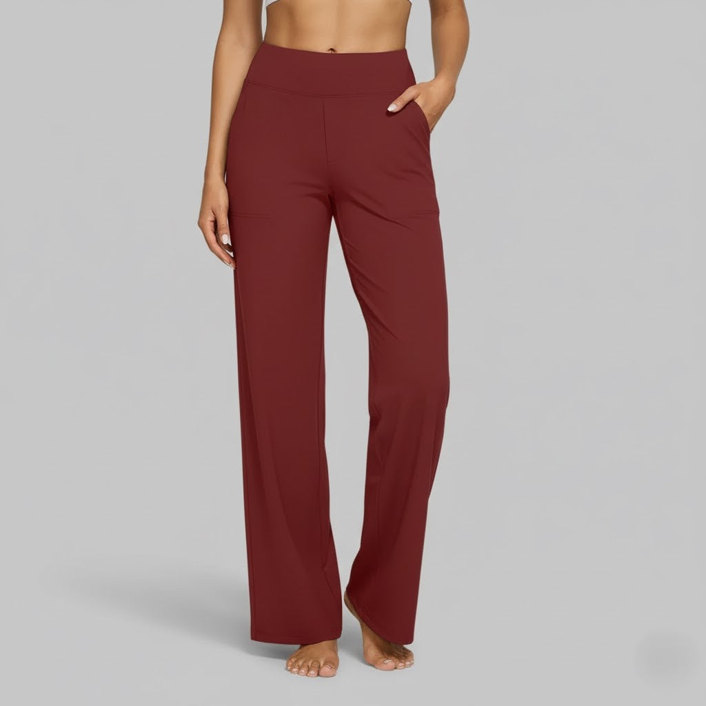 Nora | Soft Wide-Leg Comfort Trousers