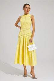 Isadora | Women's Lace A-Line Cocktail Midi Dress