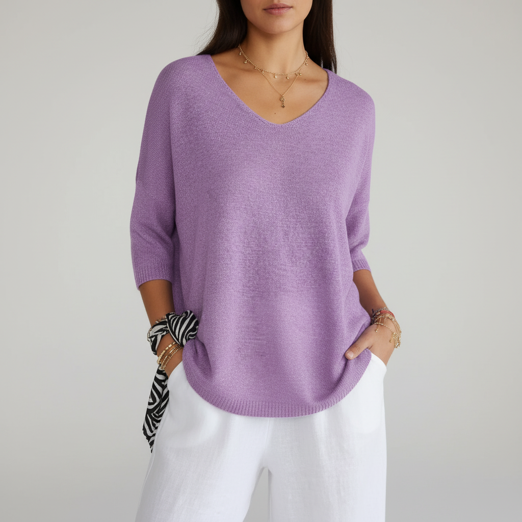 Kelly | Women's Loose Knit Top