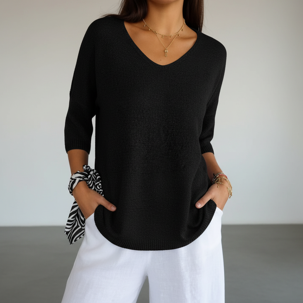 Kelly | Women's Loose Knit Top