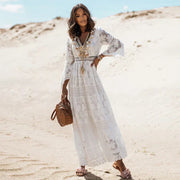 Leandra | Women's Lace Maxi Dress