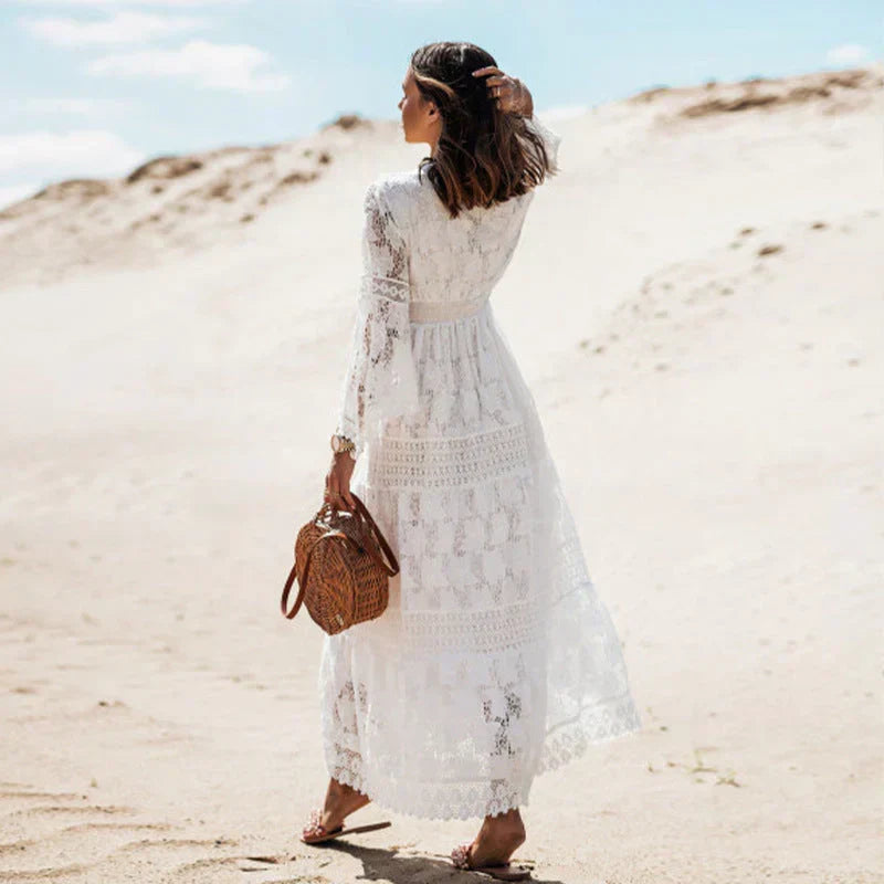Leandra | Women's Lace Maxi Dress
