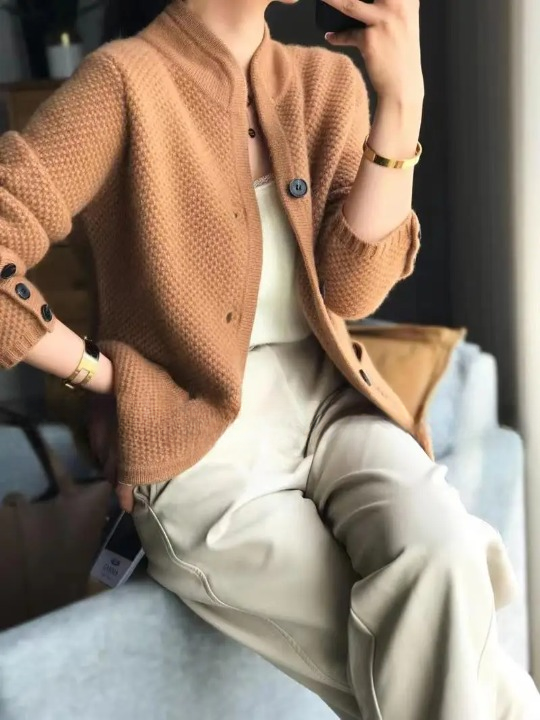 Ellie | Structured Knit Pocket Cardigan
