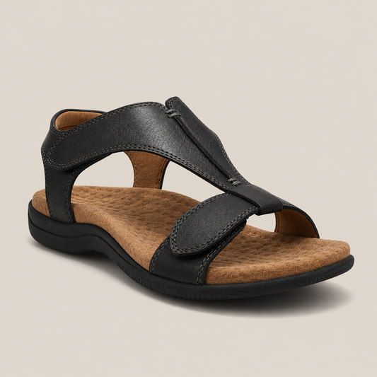 Hannah | Sandales confortables à brides en T pour femme