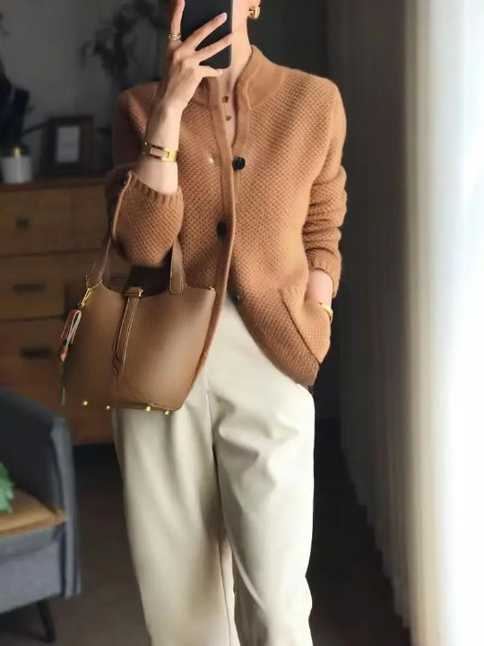 Ellie | Structured Knit Pocket Cardigan