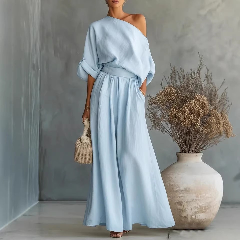 Jana | Women's One Shoulder Cocktail Maxi Dress