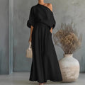 Jana | Women's One Shoulder Cocktail Maxi Dress