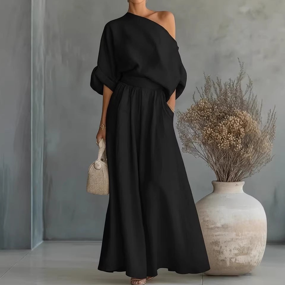 Jana | Women's One Shoulder Cocktail Maxi Dress