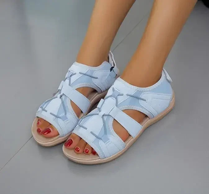 Victoria | Women's Velcro Strap Sport Sandals