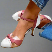 Ina | Women's Bow Ankle Strap Heels