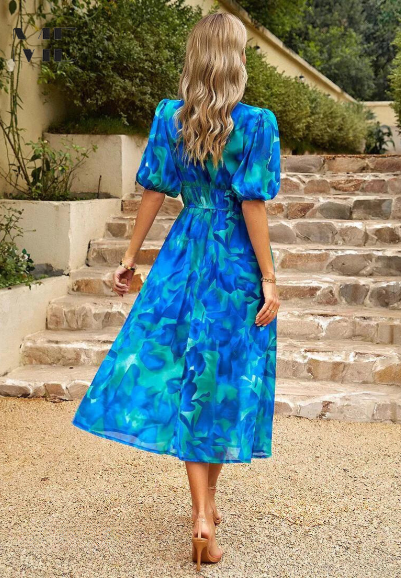 Hazel | Women's Floral Summer Midi Dress