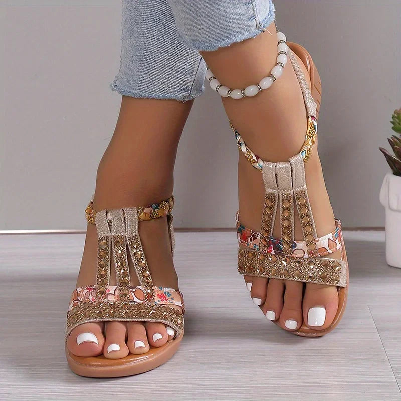 Kiara | Women's Glitter Platform Sandals