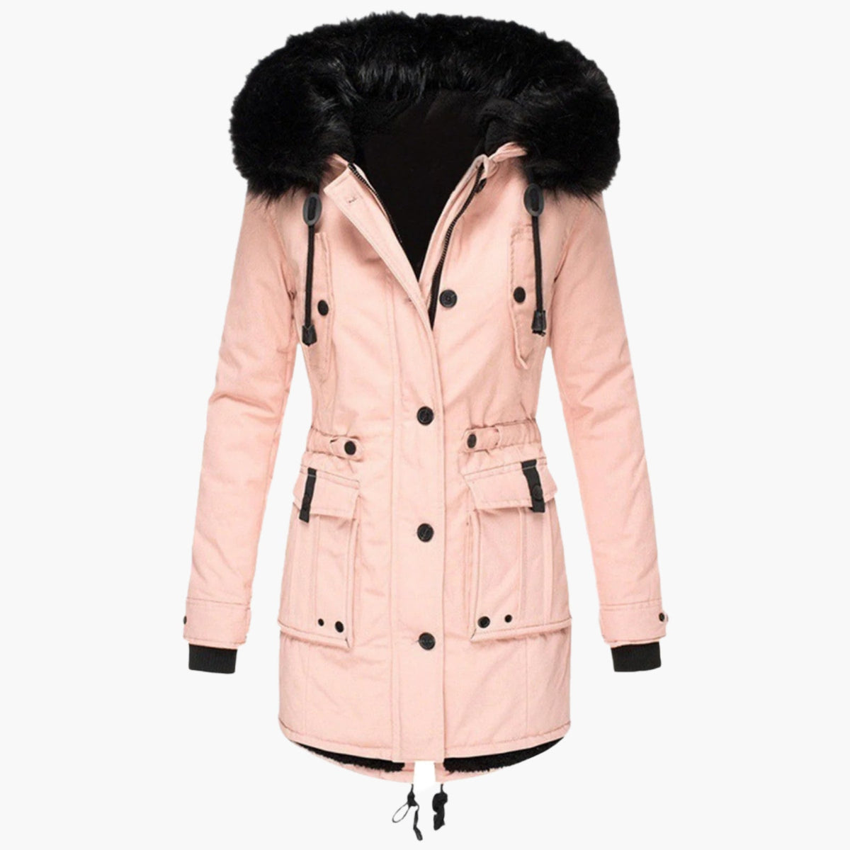 Brigitte | Women's Faux Fur Hooded Winter Parka Coat