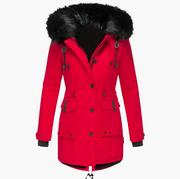 Brigitte | Women's Faux Fur Hooded Winter Parka Coat