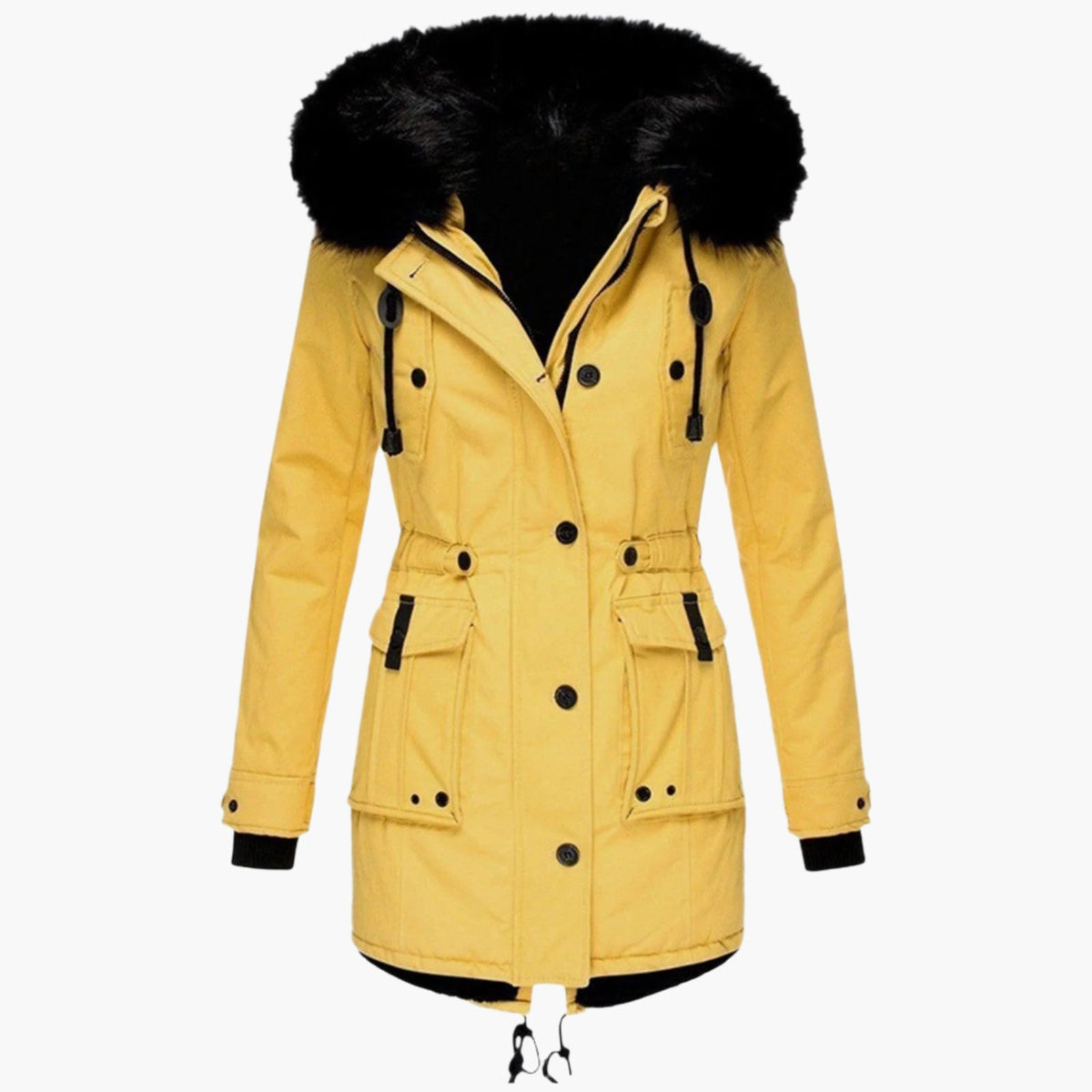 Brigitte | Women's Faux Fur Hooded Winter Parka Coat