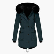 Brigitte | Women's Faux Fur Hooded Winter Parka Coat