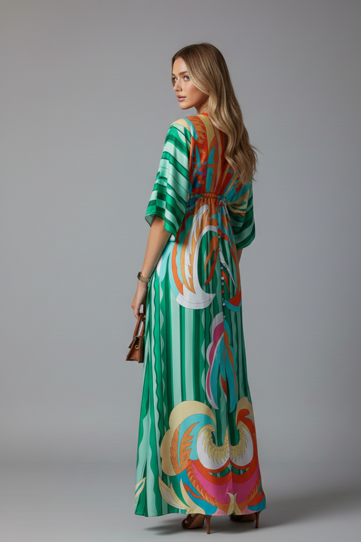 Lily | Women's Kaftan Cocktail Maxi Dress