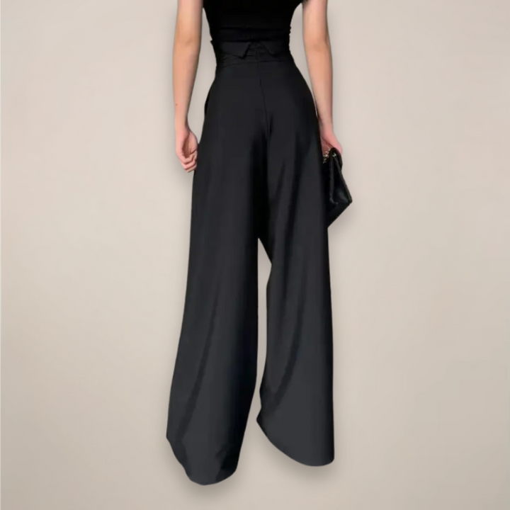 Clara | High-Waist Wide-Leg Trousers